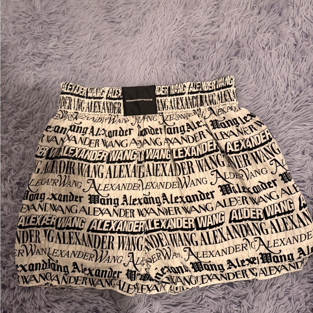 Alexander Wang Newspaper print shorts size S